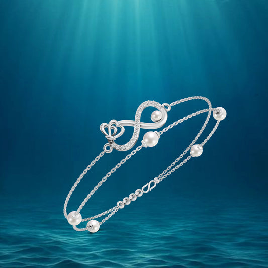 High-Quality Original Pearl Bracelet Crafted In A 925 Silver Bracelet For Women Style Highlighting Timeless Elegance.