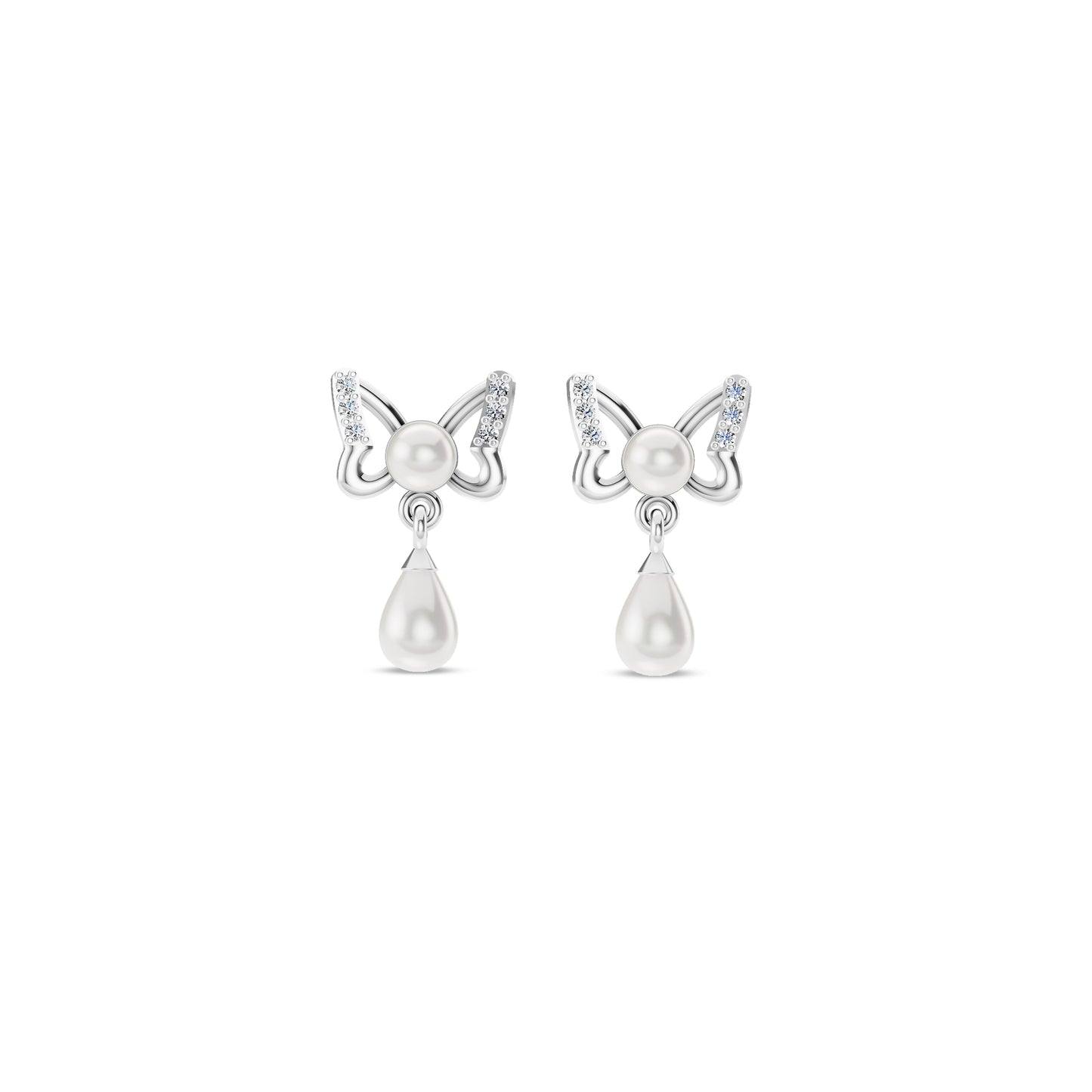 Gypsy pearl necklace set premium silver craftsmanship