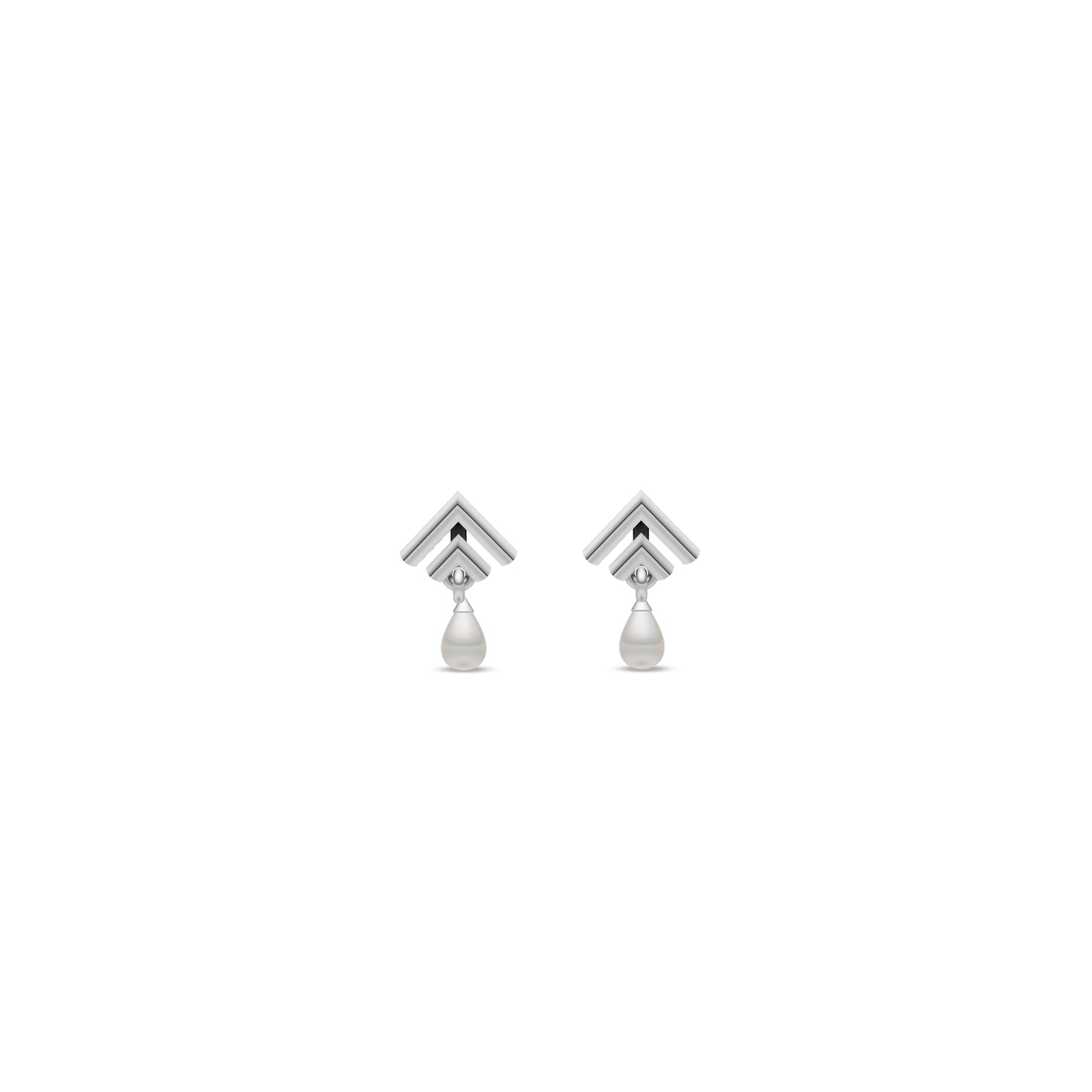 Arlette Charms Freshwater pearl & 92.5 Silver Necklace Set