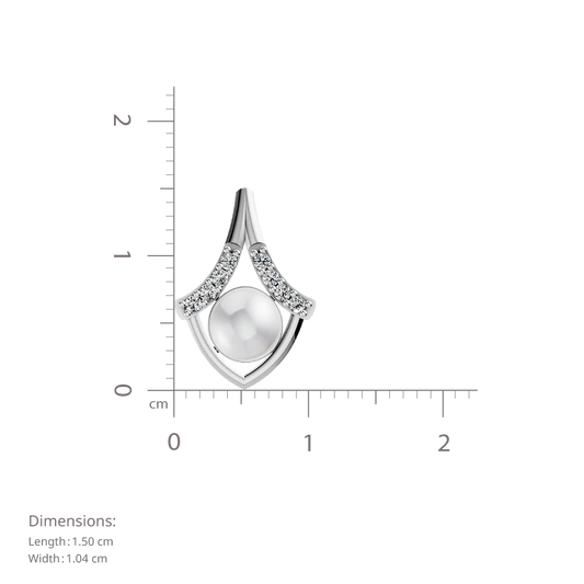 Statement Pearl & 92.5 Silver Earrings