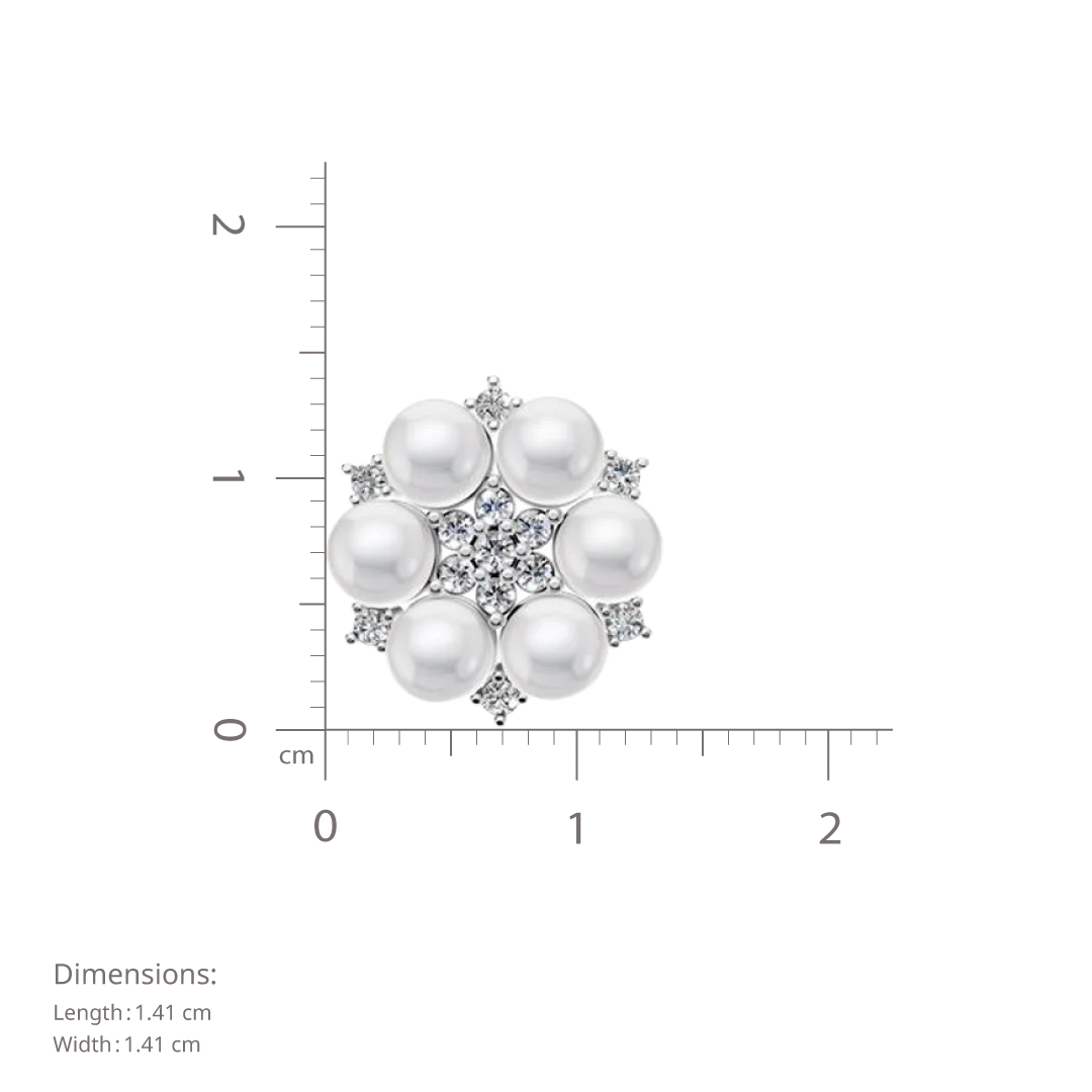 Timeless Pearl Kudi & 92.5 Silver Stud Earrings