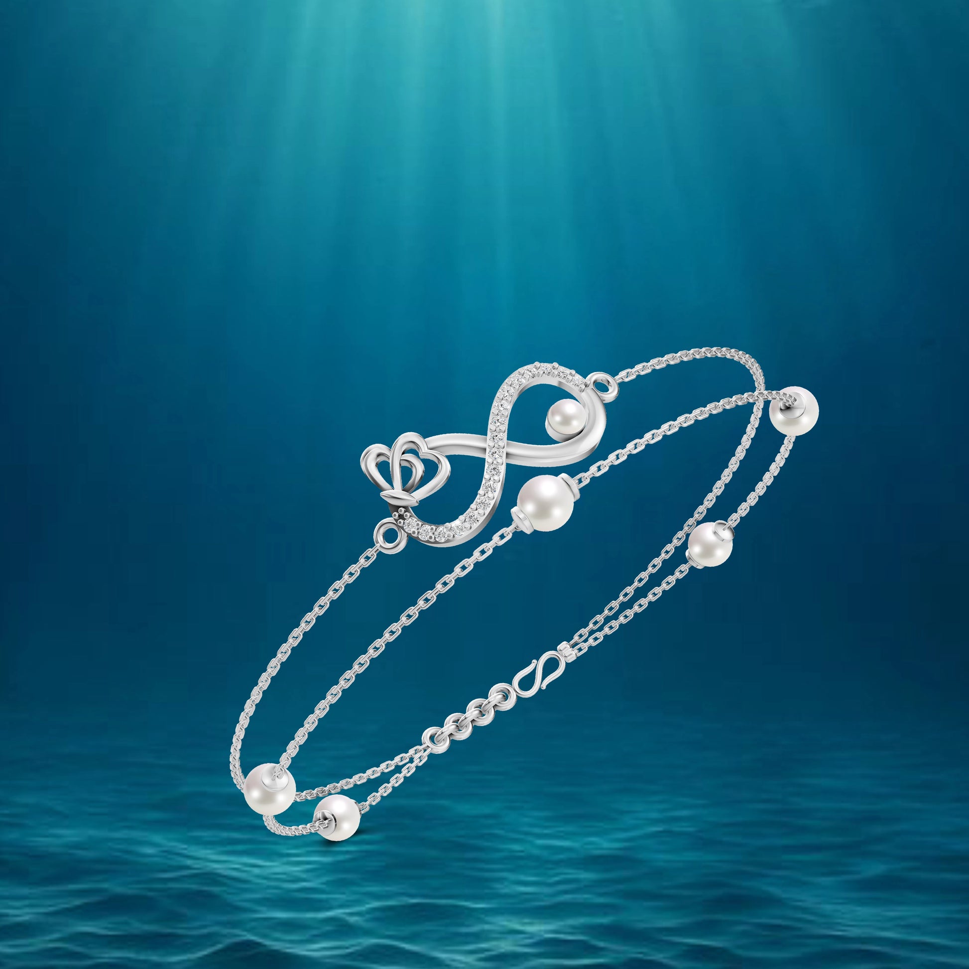 High-Quality Original Pearl Bracelet Crafted In A 925 Silver Bracelet For Women Style Highlighting Timeless Elegance.