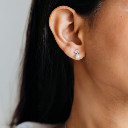 Arlette Charms Freshwater pearl & 92.5 Silver Necklace Set