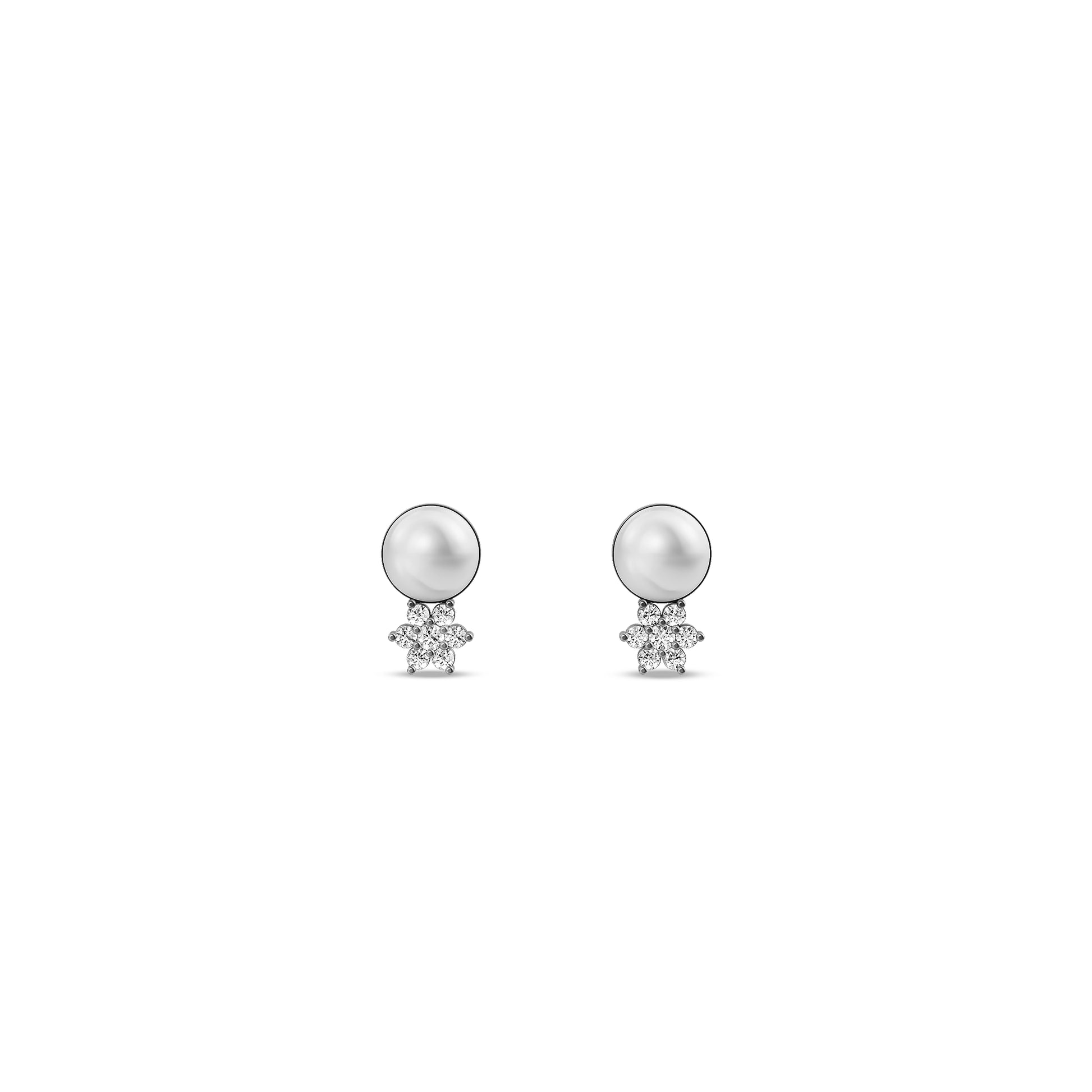 Grace freshwater pearl 92.5 silver necklace set