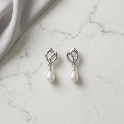 Petra Charms Freshwater pearl & 92.5 Silver Necklace Set