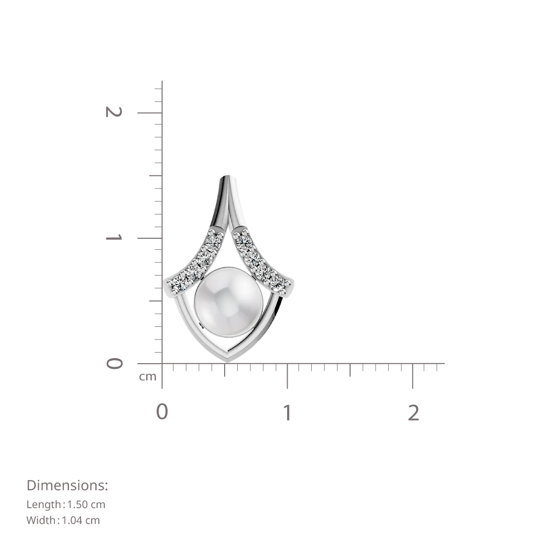 Statement Pearl & 92.5 Silver Earrings