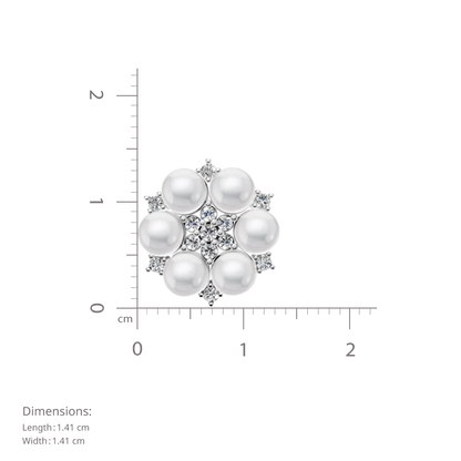 Timeless Pearl Kudi & 92.5 Silver Stud Earrings
