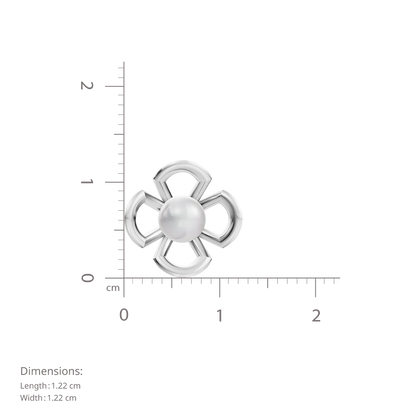 Everyday Pearls & 92.5 Silver Earrings