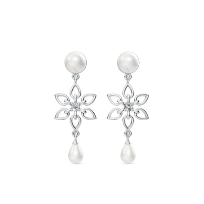 Jasmine 92.5 Silver & Freshwater Pearl Earrings