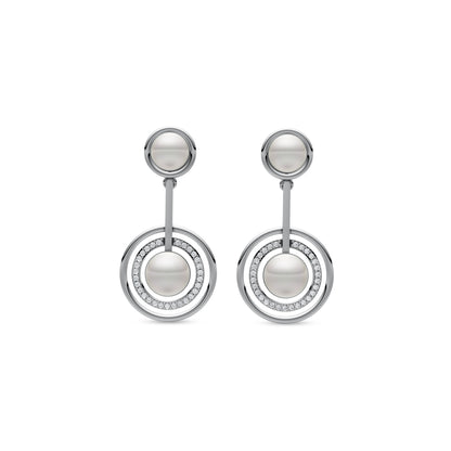 Cirina 92.5 Silver & Freshwater Pearl Earrings - ER 1244