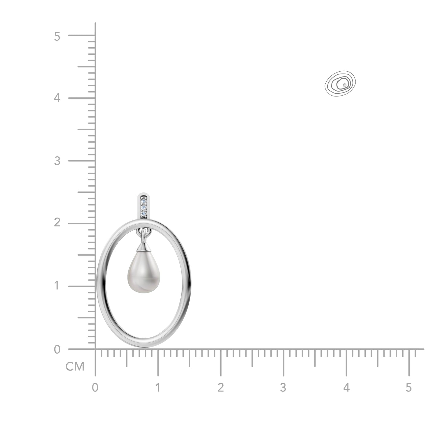 Classic pearl silver jewellery earring for women by Sohvii