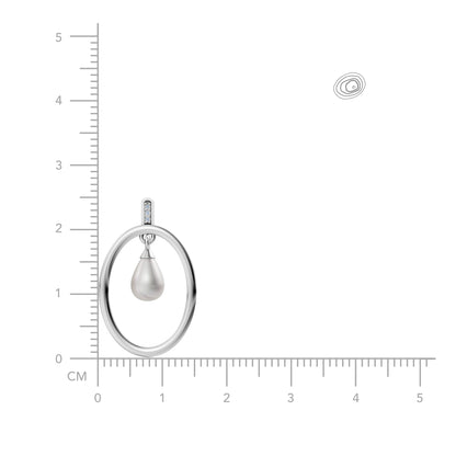 Classic pearl silver jewellery earring for women by Sohvii
