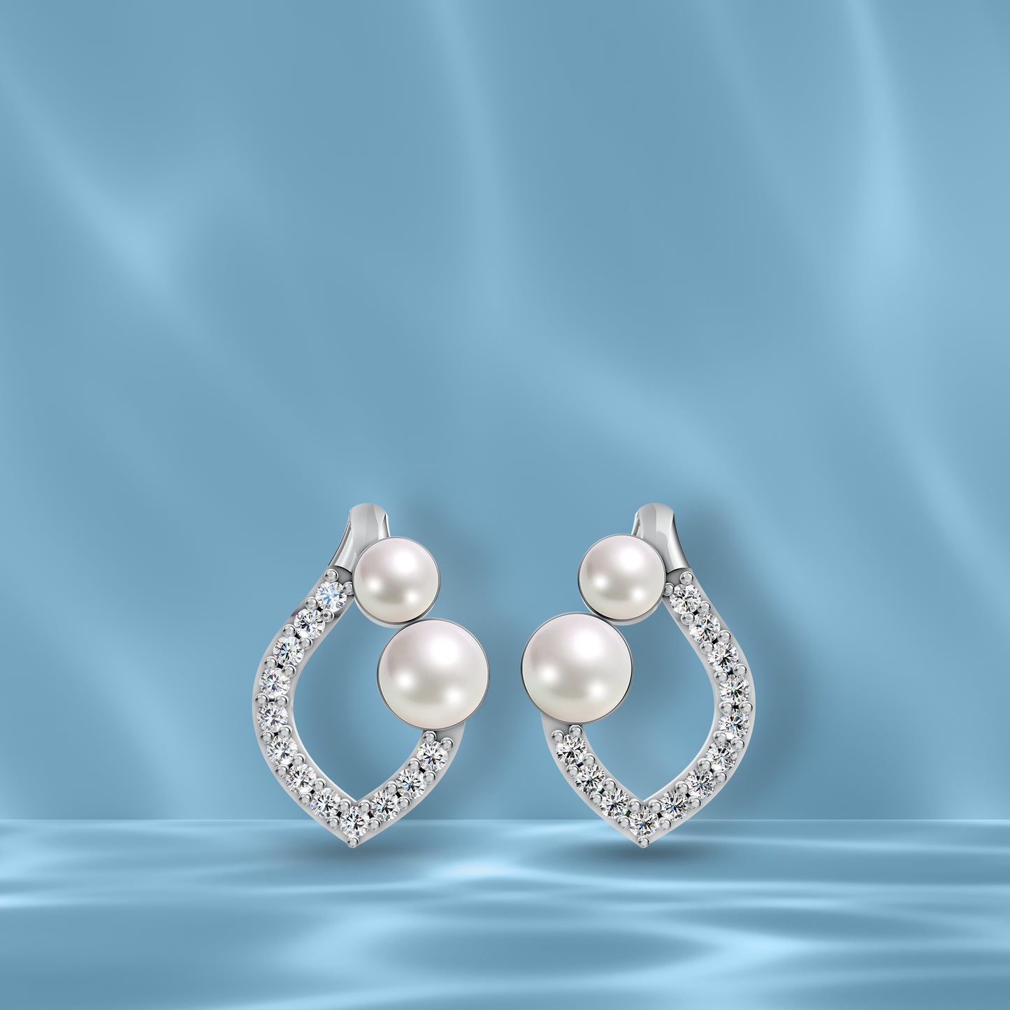 Radiance Pearl & 92.5 Silver Earrings