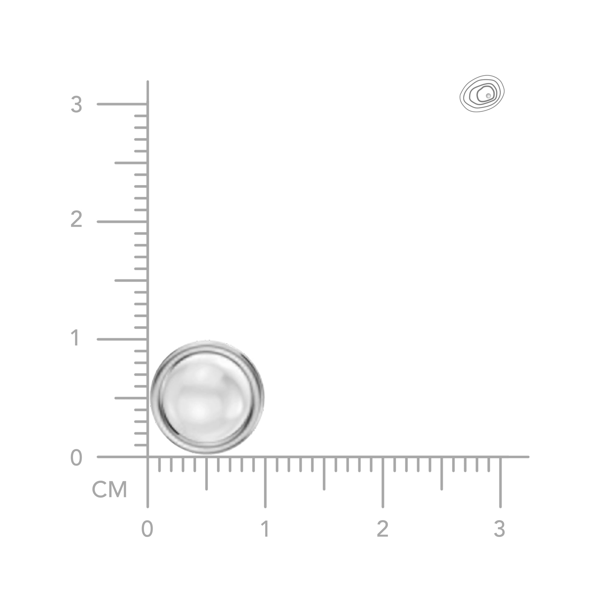 Orra pearl solitaire earrings premium silver studs
