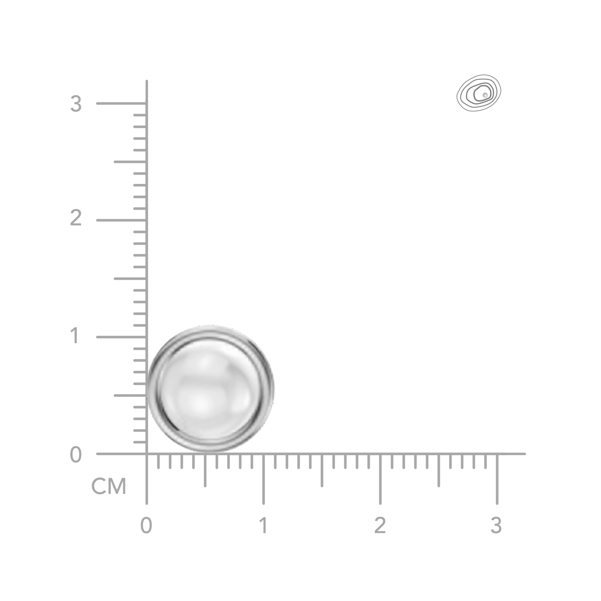 Orra pearl solitaire 92.5 silver stud earrings