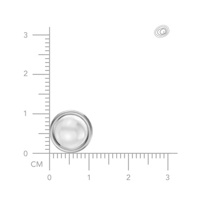 Orra pearl solitaire 92.5 silver stud earrings