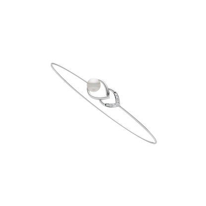 Essence Pearl & 92.5 Silver Kada/Bracelet