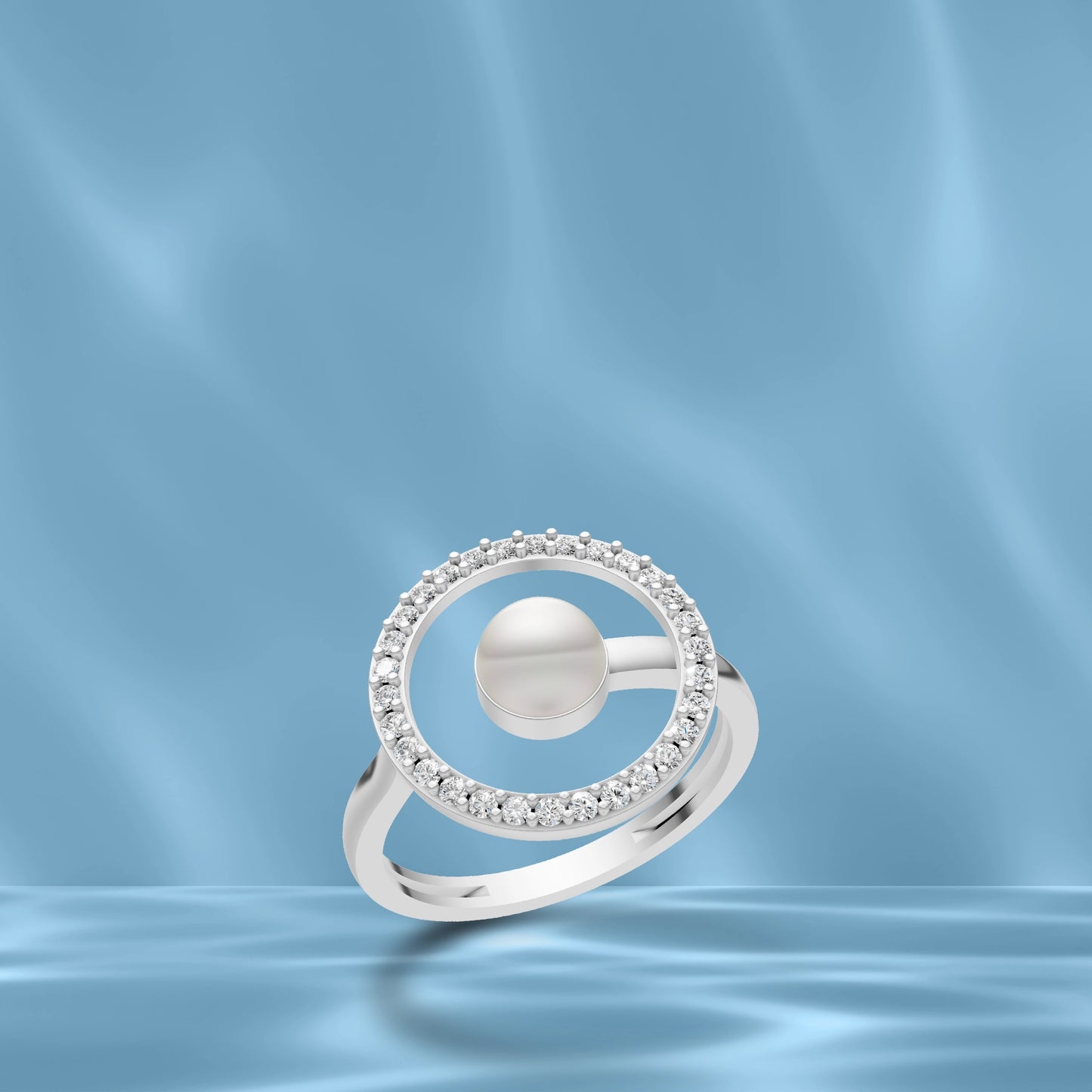 Stylish Pearl Ring By Sohvii For Casual And Festive Wear