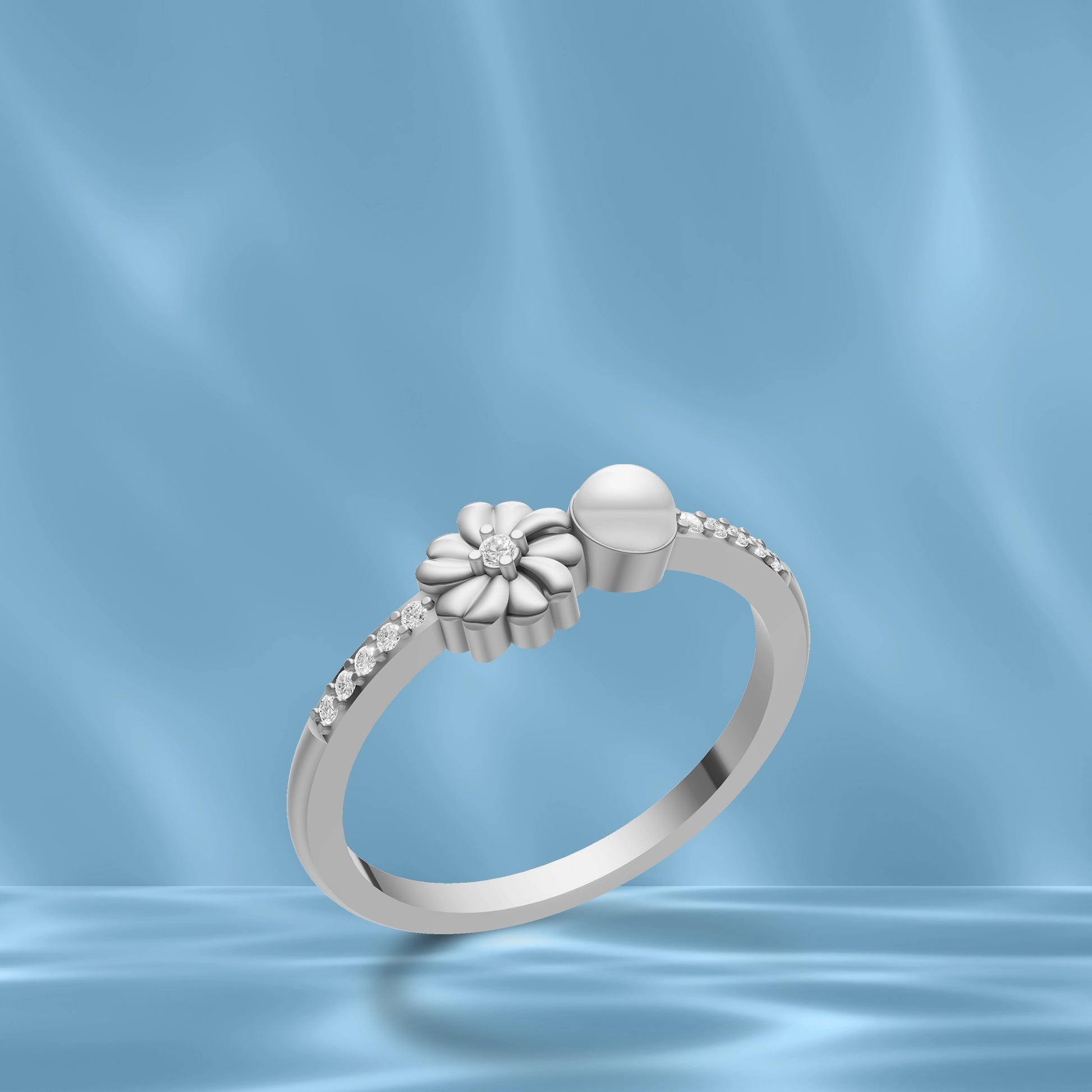 Pearl Ring Jewelry By Sohvii For Office And Daily Wear