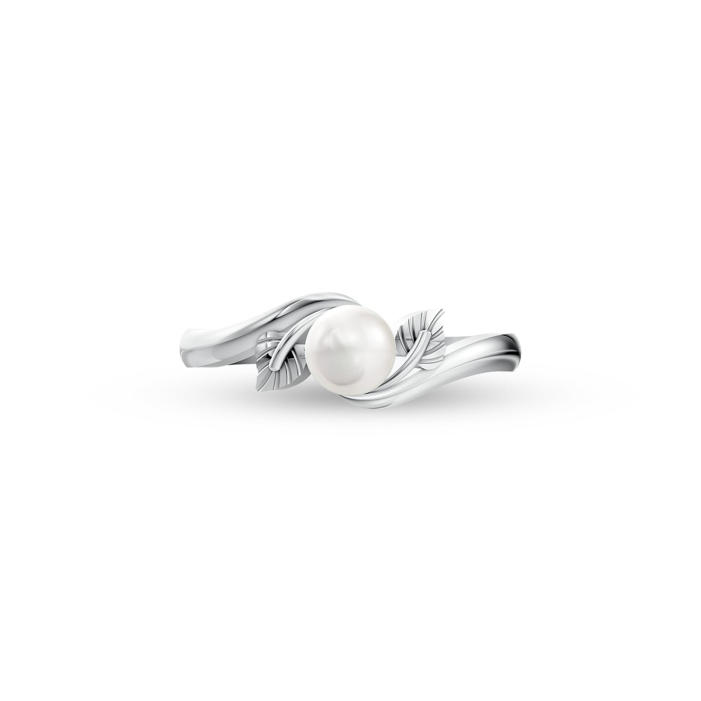 Tinyleaf Pearl & 92.5 Silver Finger Ring