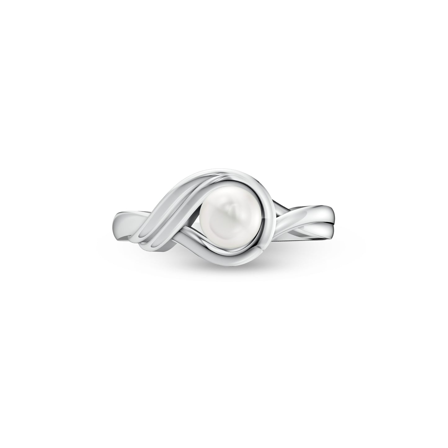 Weva Pearl & 92.5 Silver Finger Ring