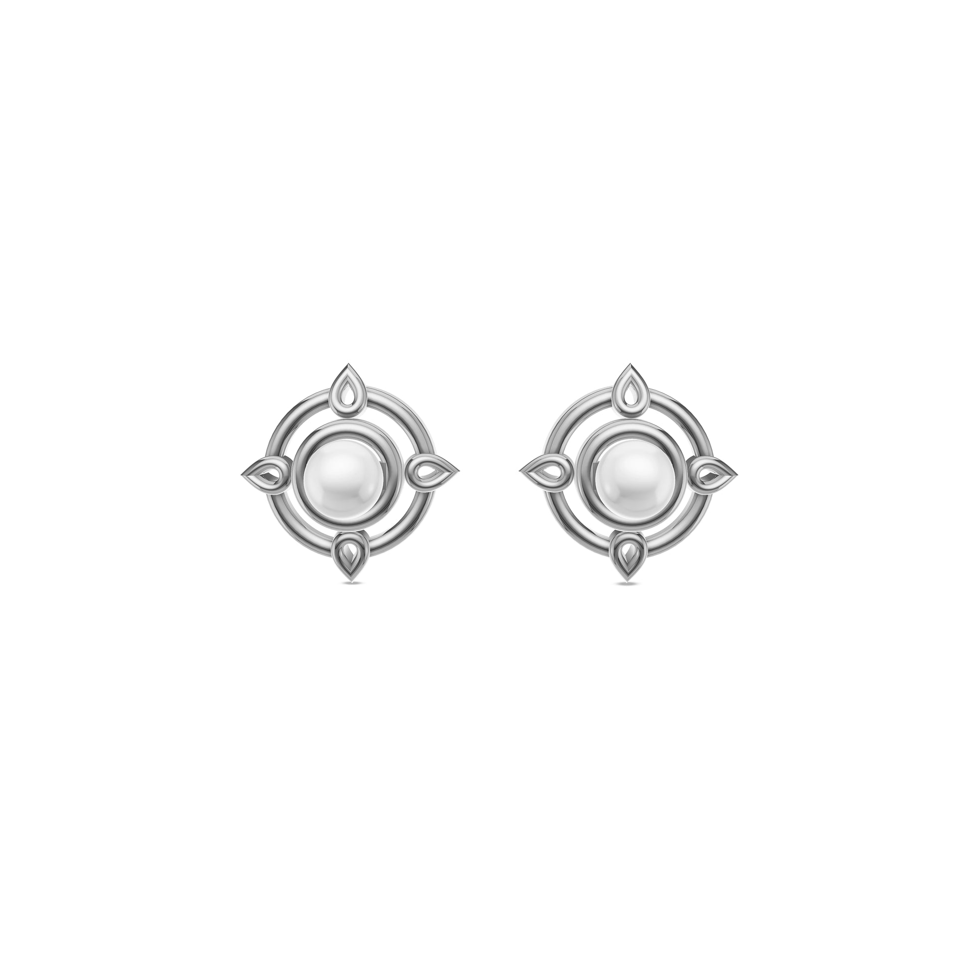 Aura freshwater pearl 92.5 silver pendant set