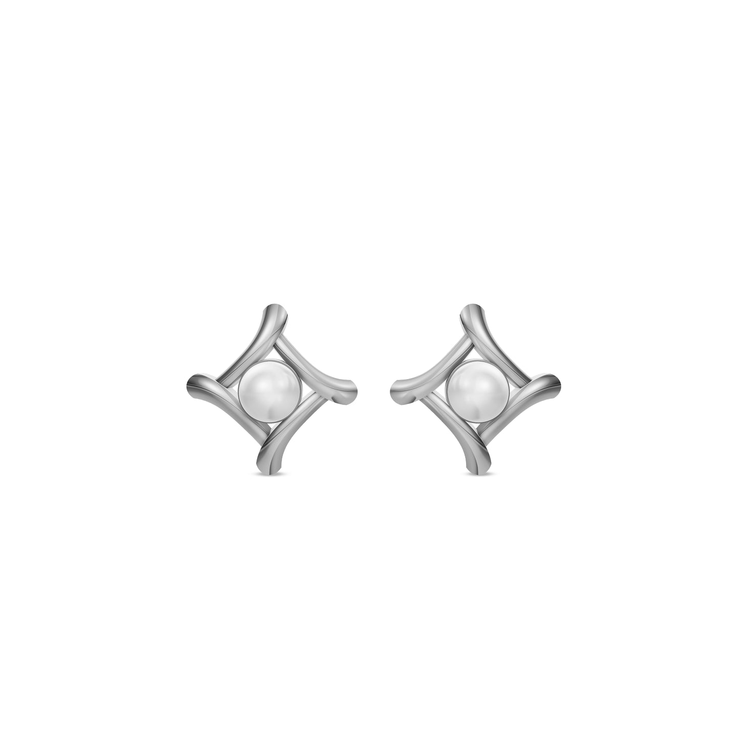 Sira Freshwater Pearl & 92.5 Silver Pendant Set